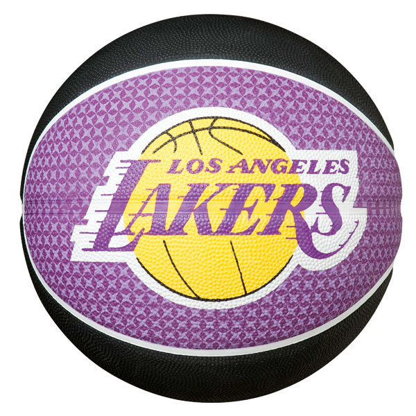 Баскетбольный мяч Spalding 2011 NBA Team Lakers - картинка
